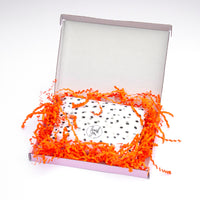 Zigzag Shredded Orange Paper 4mm Zig Zag Luxury crinkle 1kg, 2kg & 5kg