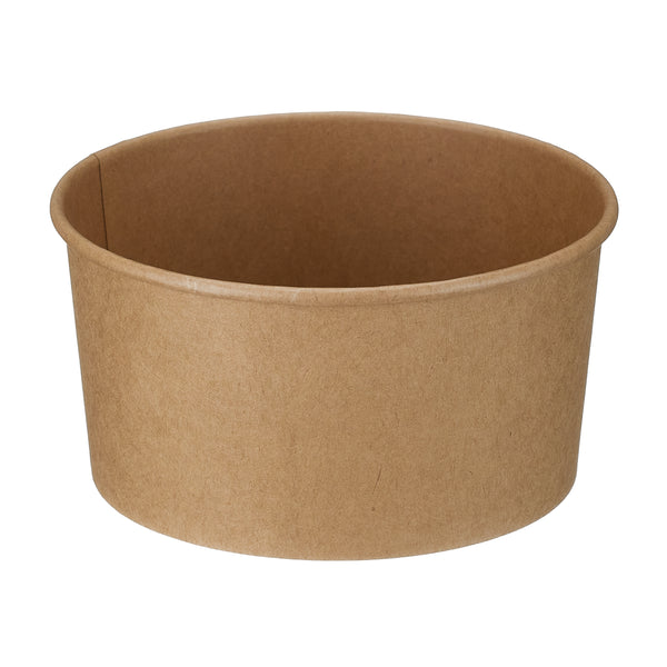 1000ml Kraft Hot Food Bowl with Lids - 300 units