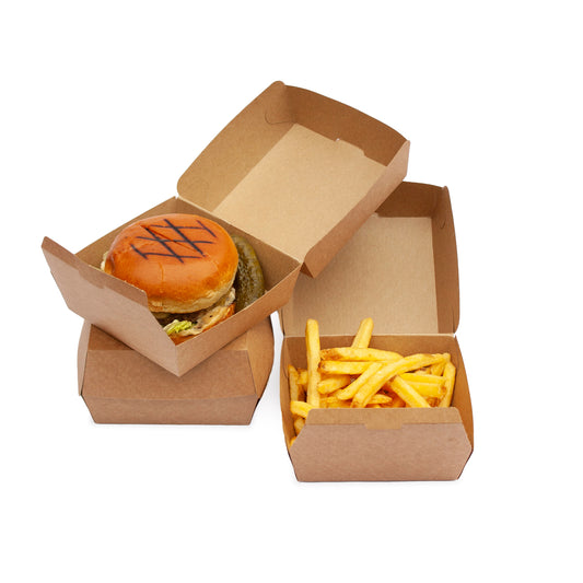 Burger Box Delivery packaging Kraft Burger box 600 units