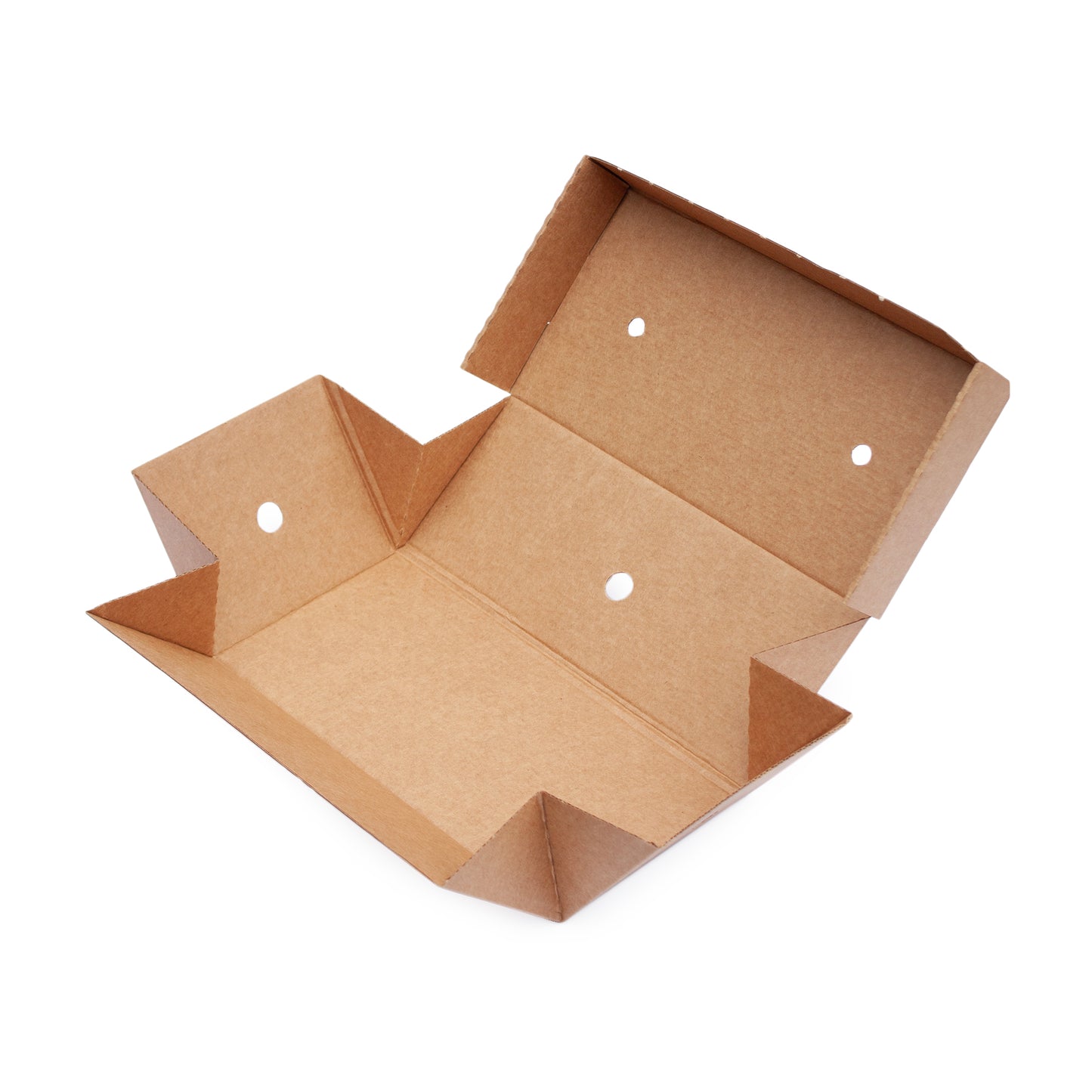 Burger delivery packaging Large Premium Burger box 100 units, 244mm X 122mm X 102mm (Corrugated)