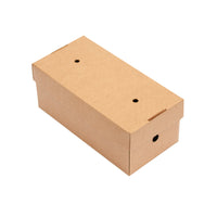 Burger delivery packaging Large Premium Burger box 100 units, 244mm X 122mm X 102mm (Corrugated)
