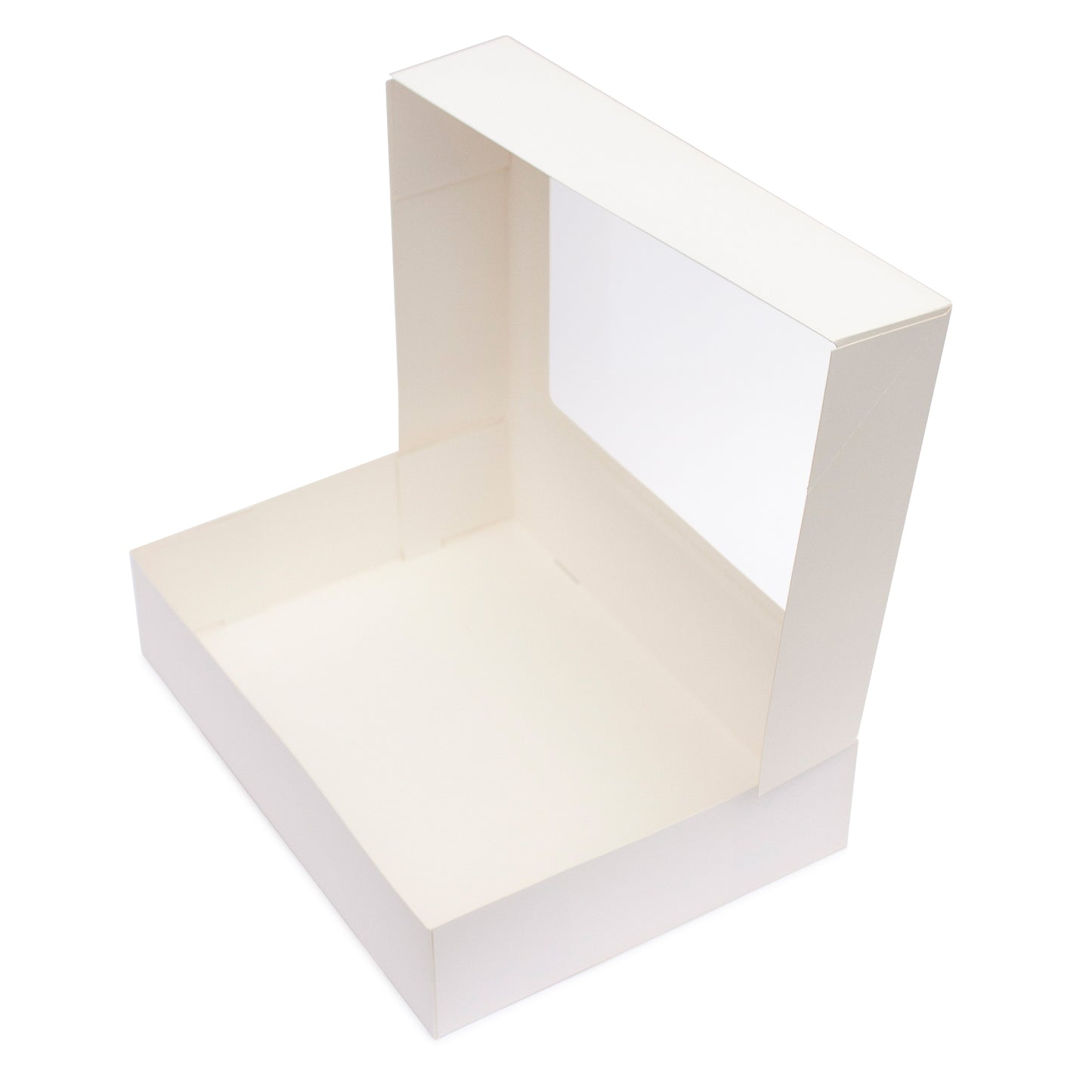 Cupcake boxes with inserts holds 12 cupcakes 330x242x75mm (Compostable PLA window)