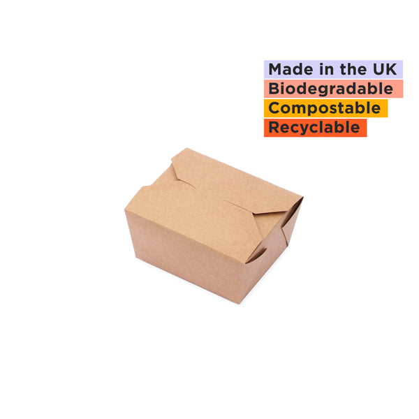 Food Container No.1 Take-away food-to-go carton 450 units, 800ml (11 x 9 x 6.5cm)