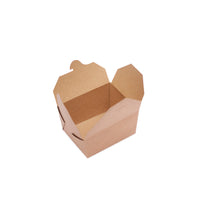 Food Container No.1 Take-away food-to-go carton 450 units, 800ml (11 x 9 x 6.5cm)