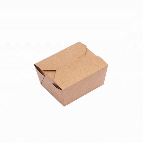 Food Container No.1 Take-away food-to-go carton 450 units, 800ml (11 x 9 x 6.5cm)