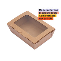 Large Food Container Take away packaging Hot food container Bioflute Leakproof box