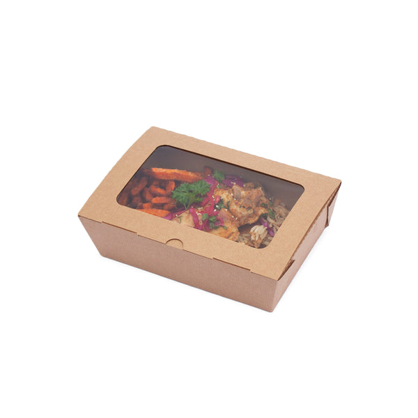Large Food Container Take away packaging Hot food container Bioflute Leakproof box