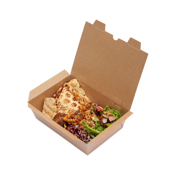 Large Food Container Take away packaging Hot food container Small Bioflute Leakproof box
