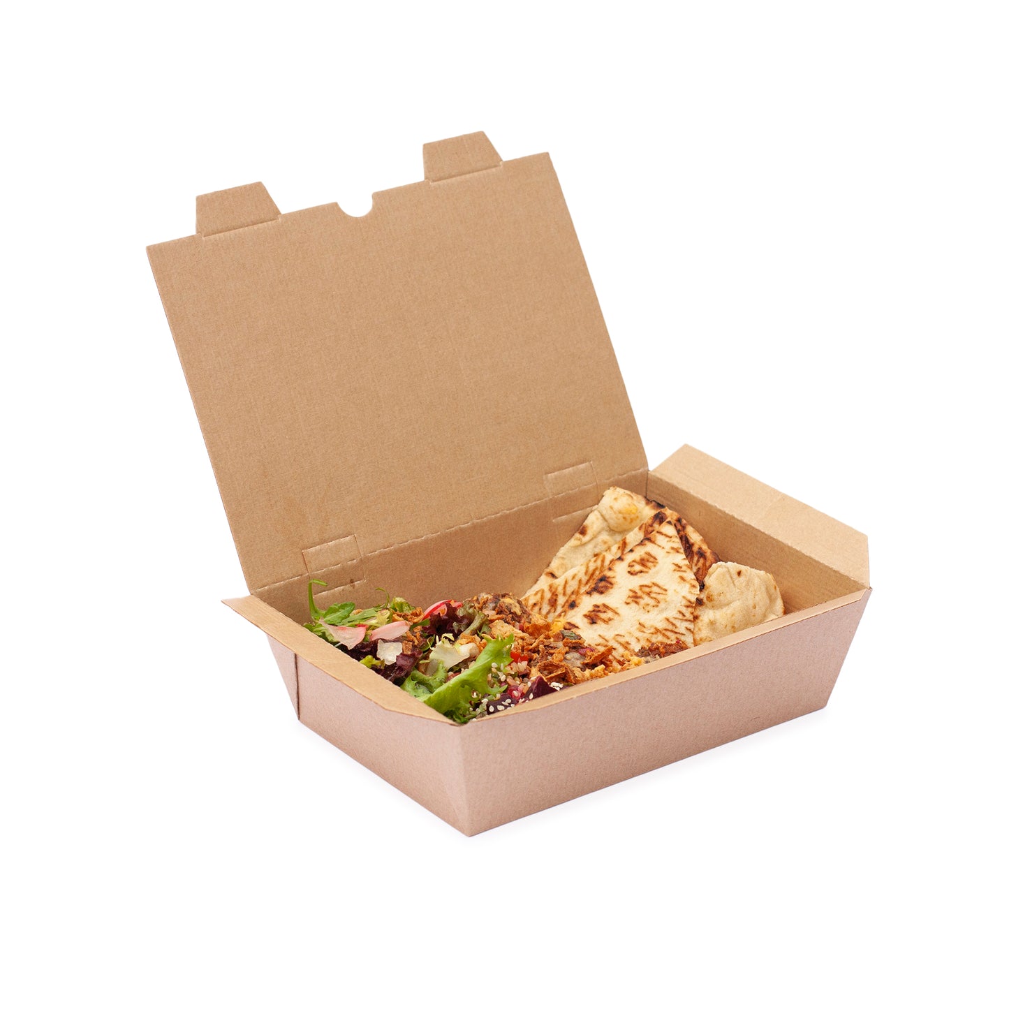 Large Food Container Take away packaging Hot food container Small Bioflute Leakproof box
