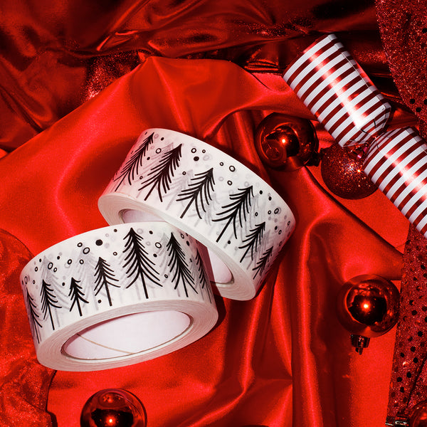 Printed packing tapes, Christmas print, 50 metres length, 48mm width
