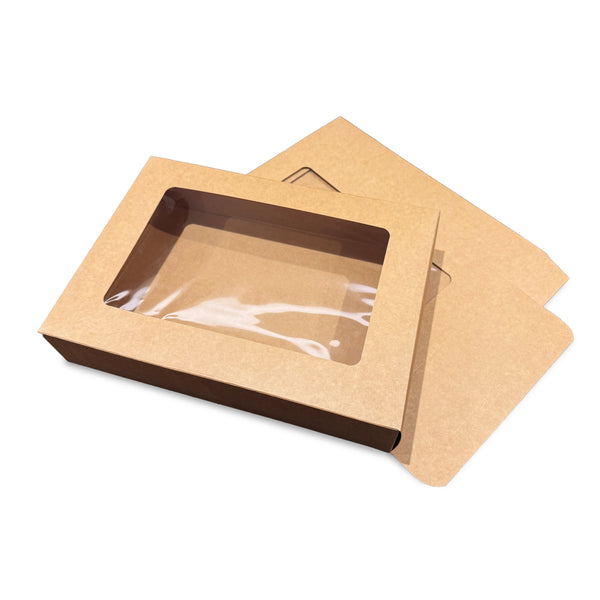 Eco-Friendly Platter Box with Window - Sustainable Catering Packaging