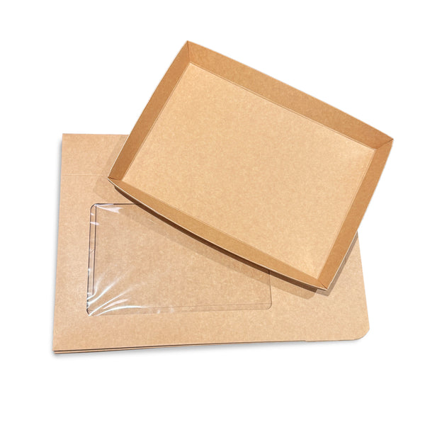 Eco-Friendly Platter Box with Window - Sustainable Catering Packaging