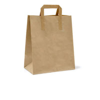 SOS Paper Large Takeaway Bags 250mm x 140mm x 305mm- 250 units