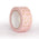 Paper Packing Tape, Pink Printed Gold Polkadot Decorative Recycled Paper Tapes, Printed gold polka dot, 50 metres length, 48mm width thumbnail