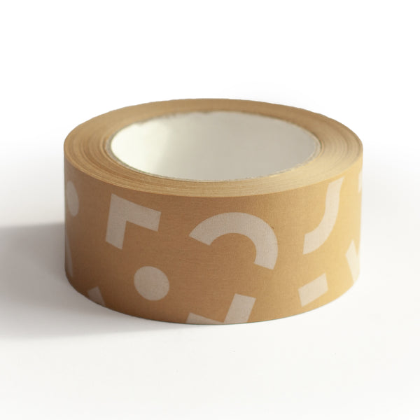 Parcel tapes, Printed geometric, 50 metres length, 48mm width