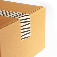 Printed paper packing tape Stripe print, Eco packaging 50 metres in length, 48mm width