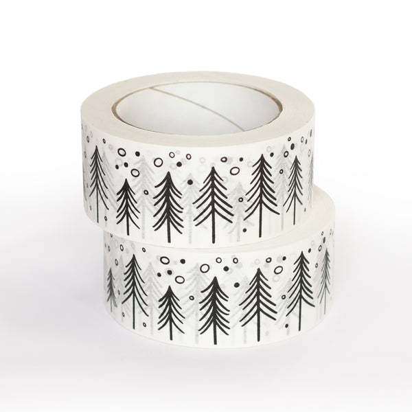 Printed packing tapes, Christmas print, 50 metres length, 48mm width