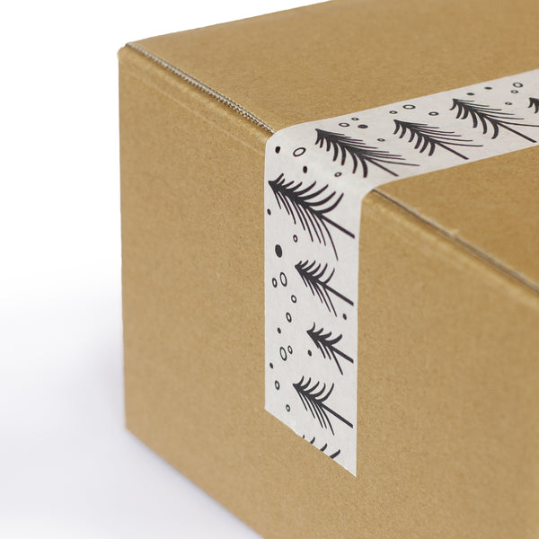 Printed packing tapes, Christmas print, 50 metres length, 48mm width