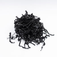 Shredded Paper Black 4mm Zig Zag Luxury crinkle 1kg, 2kg & 5kg