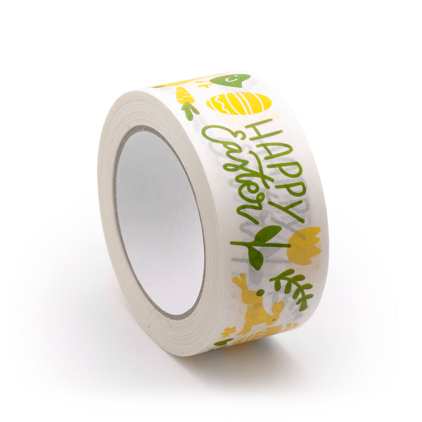 Decorative Parcel tapes, Easter print, 50 metres length, 48mm width