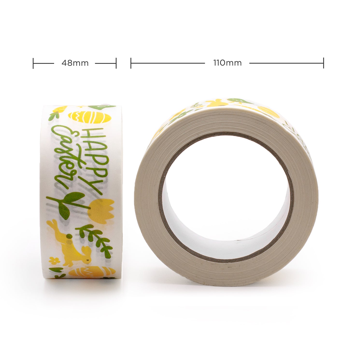 Decorative Parcel tapes, Easter print, 50 metres length, 48mm width