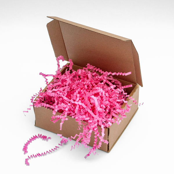 Shredded Pink Paper 4mm Zig Zag Luxury crinkle 1kg, 2kg & 5kg