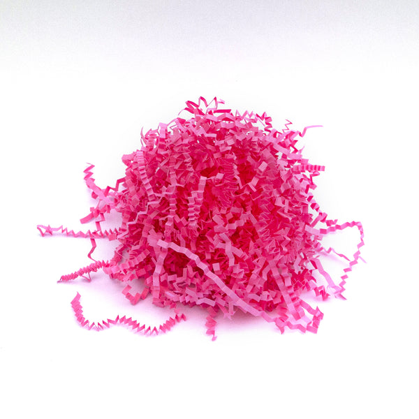 Shredded Pink Paper 4mm Zig Zag Luxury crinkle 1kg, 2kg & 5kg
