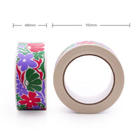Paper Packing Tape, Eco tape Printed Decorative Spring print, 50 metres length, 48mm width