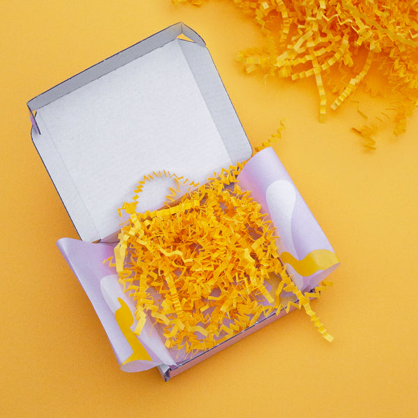 Shredded Paper Yellow 4mm Zig Zag Luxury crinkle 1kg, 2kg & 5kg