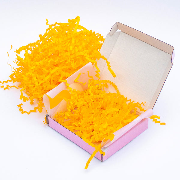 Shredded Paper Yellow 4mm Zig Zag Luxury crinkle 1kg, 2kg & 5kg