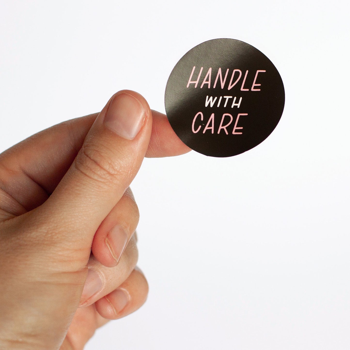 Stickers handle with care 38mm x 38mm