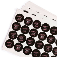 Stickers handle with care 38mm x 38mm