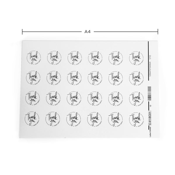 Stickers packing 38mm x 38mm parcel stickers