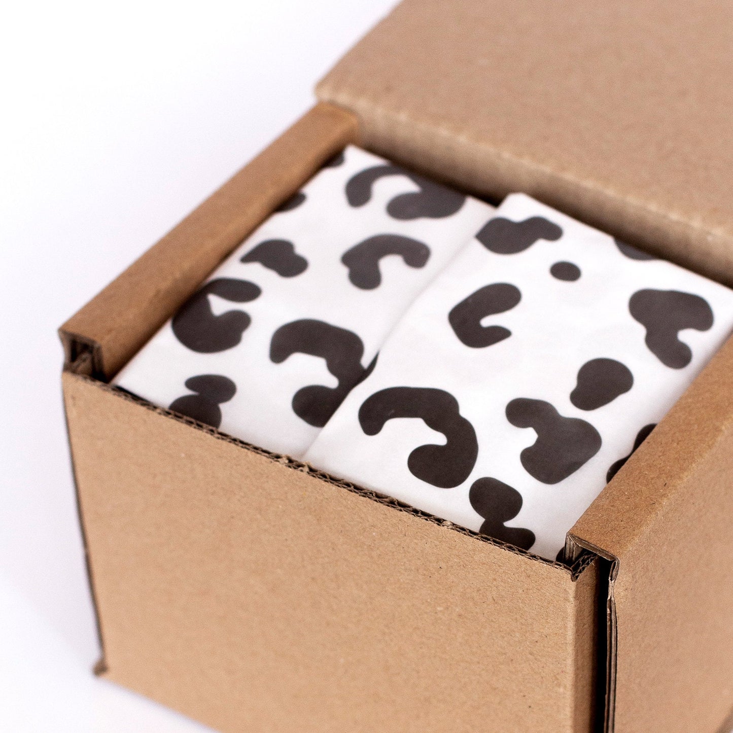 Tissue Paper Leopard print, 500mm x 380mm Recyclable, Compostable, Biodegradable