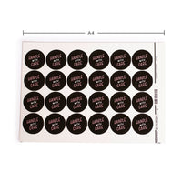 Stickers handle with care 38mm x 38mm