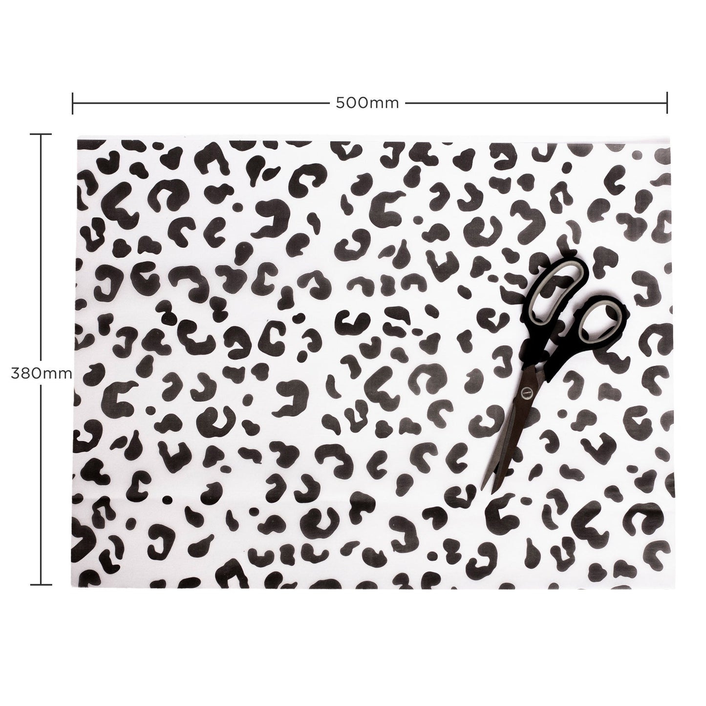 Tissue Paper Leopard print, 500mm x 380mm Recyclable, Compostable, Biodegradable