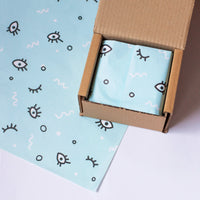 Tissue Paper Blue eye, 500mm x 380mm Recyclable, Compostable, Biodegradable