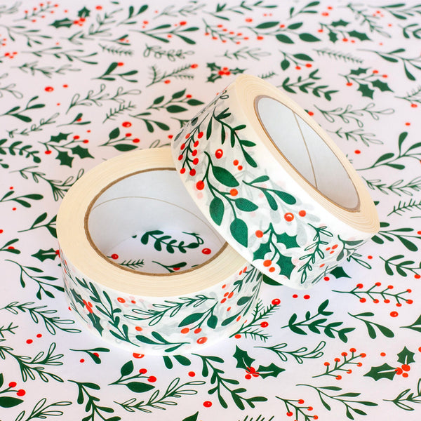 Christmas Tissue Paper Christmas Foliage Recyclable Wrapping Paper, 500mm x 380mm Recyclable, Compostable, Biodegradable
