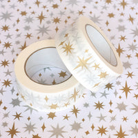 Christmas Tissue Paper Christmas Stars Recyclable Wrapping Paper, 500mm x 380mm Recyclable, Compostable, Biodegradable